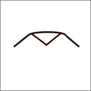 かぶり Vネック