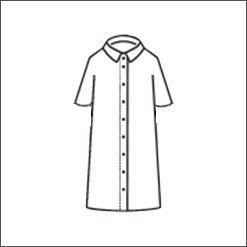 襟のデザインから選ぶ（半袖スリーパー）