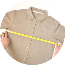 バストサイズをチェック