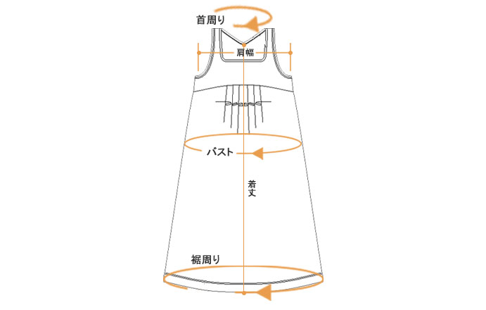 レディースサイズ表