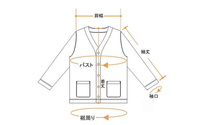 レディースサイズ表