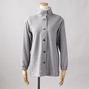 前開き スタンドカラー