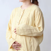 和晒京ふたえガーゼマタニティパジャマ