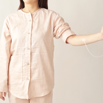 和晒京ふたえガーゼ　入院パジャマ