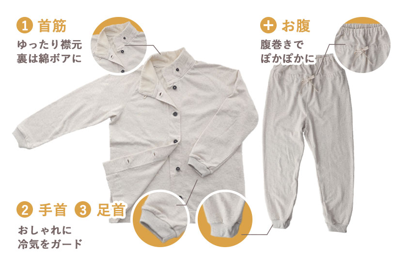 3大首の皮膚表面には太い血管が走っています、内臓と血液を温めれば手や足の先まで血行がよくなりポカポカと温まってきます