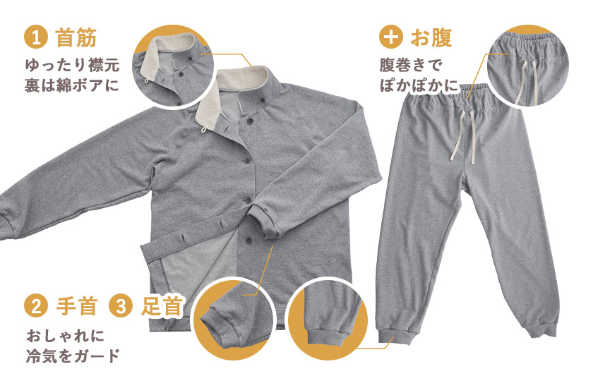 3大首の皮膚表面には太い血管が走っています、内臓と血液を温めれば手や足の先まで血行がよくなりポカポカと温まってきます