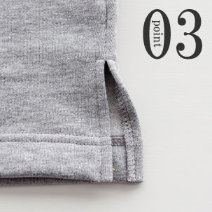 お尻が少し隠れる後ろすそ丈