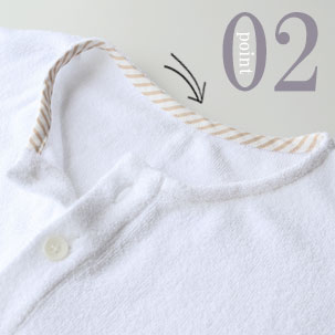 ちらりと覗くおしゃれなテープのワンポイント(全色同色)