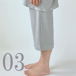 涼しく動きやすい半ズボン(短パン)タイプ