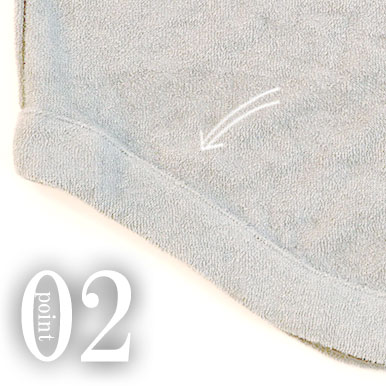 すそのボリュームあるアール部分がおしゃれ度アップ!部屋着としても