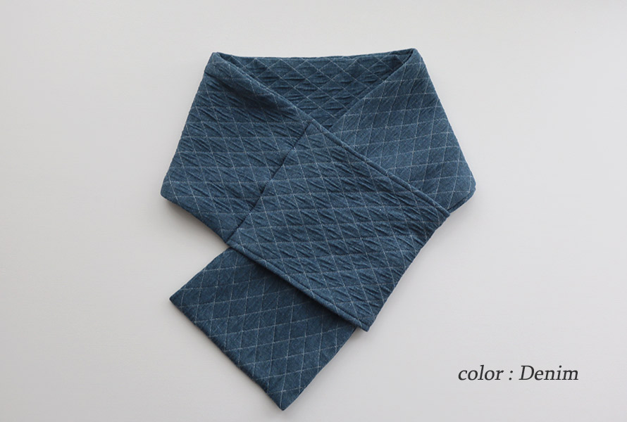 あったかいけどムレにくい、3層構造の肉厚ニットキルト