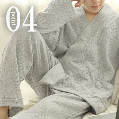 動きやすいゆとりのあるサイズ感