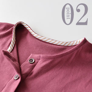 ちらりと覗くおしゃれなテープのワンポイント(全色同色)