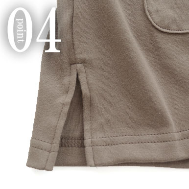 動きやすいゆとりのあるサイズ感