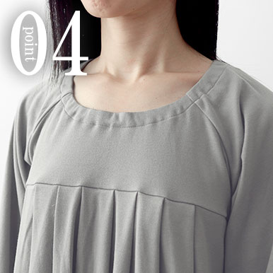 動きやすいゆとりのあるサイズ感