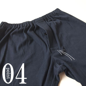 公共の場所にも安心な前立て(社会の窓)つき