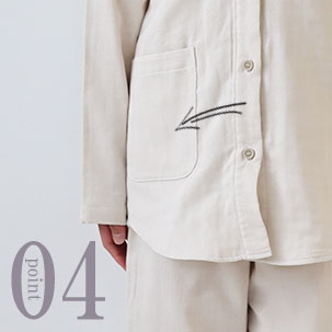 3重ガーゼパジャマのデザイン4