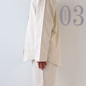 3重ガーゼパジャマのデザイン3