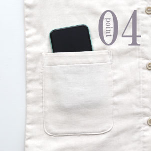 3重ガーゼパジャマのデザイン4