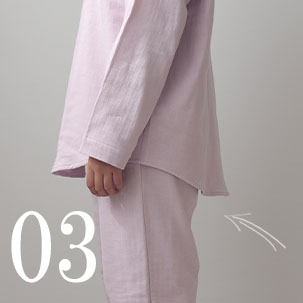 3重ガーゼパジャマのデザイン3