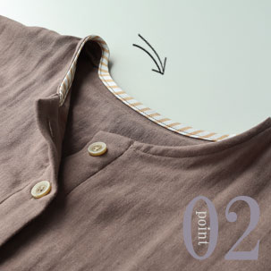 ちらりと覗くおしゃれなテープのワンポイント（全色同色）