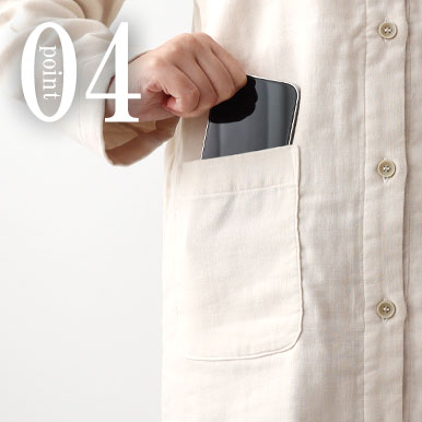 3重ガーゼワンピースのデザイン4