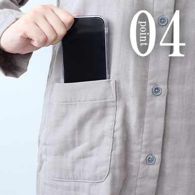 3重ガーゼワンピースのデザイン4