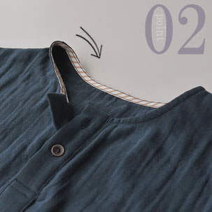 3重ガーゼパジャマのデザイン2