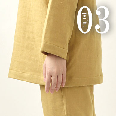 3重ガーゼパジャマのデザイン3