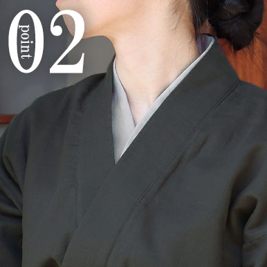 3重ガーゼ作務衣下着のデザイン2
