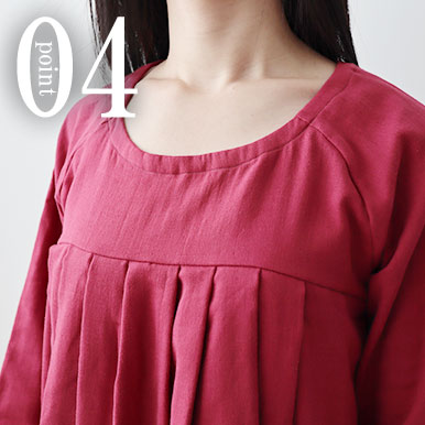 3重ガーゼワンピースのデザイン4