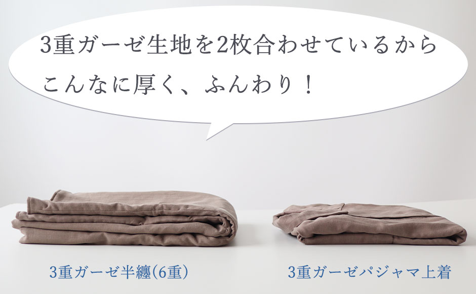 3重ガーゼ半纏のイメージ2