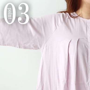3重ガーゼワンピースのデザイン3