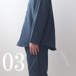 3重ガーゼパジャマのデザイン3