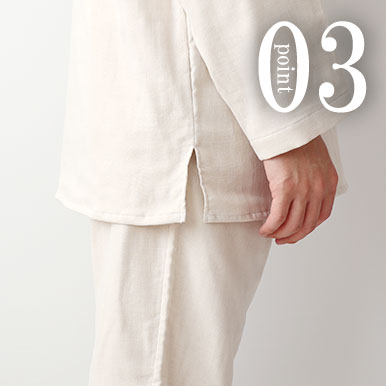 3重ガーゼパジャマのデザイン3