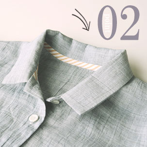 ちらりと覗くおしゃれなテープのワンポイント（全色同色）