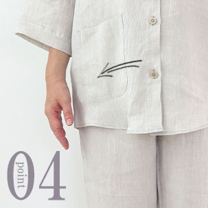 公共の場所でも安心の前立て（社会の窓）つき