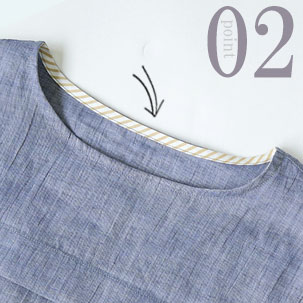 ちらりと覗くおしゃれなテープのワンポイント（全色同色）