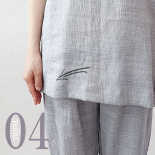 同色をあわせると透け感は目立ちにくい