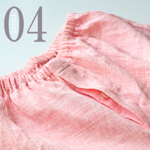 公共の場所にも安心な前立て（社会の窓）つき