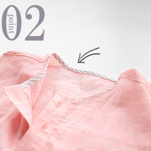 ちらりと覗くおしゃれなテープのワンポイント(全色同色)