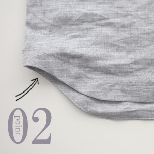 ちらりと覗くおしゃれなテープのワンポイント（全色同色）