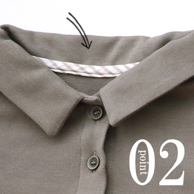 ちらりと覗くおしゃれなテープのワンポイント(全色同色)