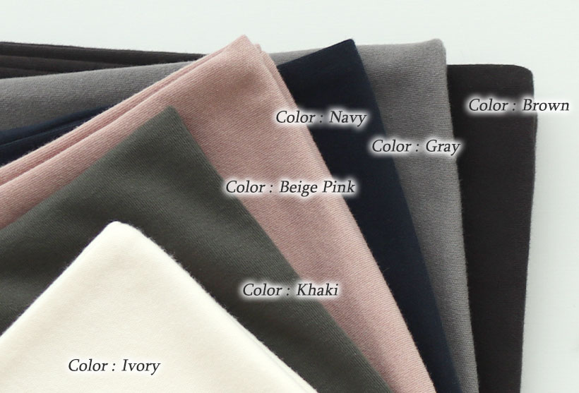 カラーバリエーション。豊富な9色