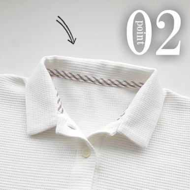 ちらりと覗くおしゃれなテープのワンポイント（全色同色）