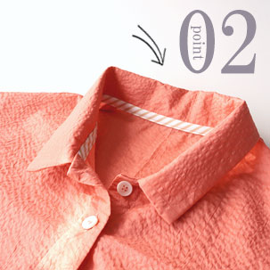 ちらりと覗くおしゃれなテープ