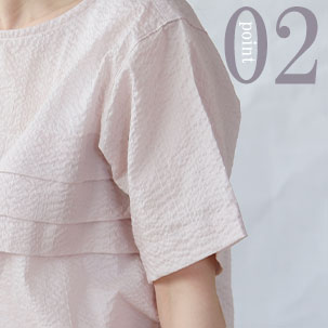 肩が冷えにくい袖丈