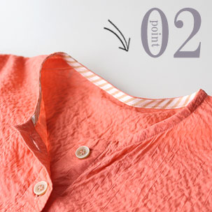 ちらりと覗くおしゃれなテープ