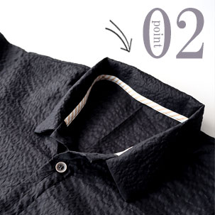 ちらりと覗くおしゃれなテープのワンポイント(全色同色)