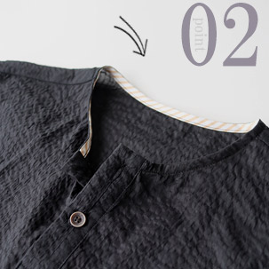 ちらりと覗くおしゃれなテープ